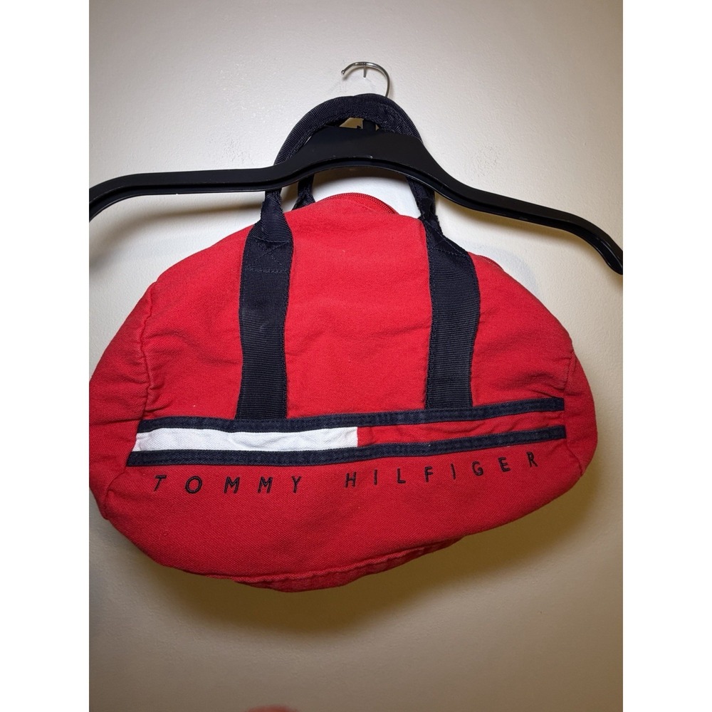 Tommy Hilfiger Vintage 90s Mini Duffle Bag Red/White/Blue‎